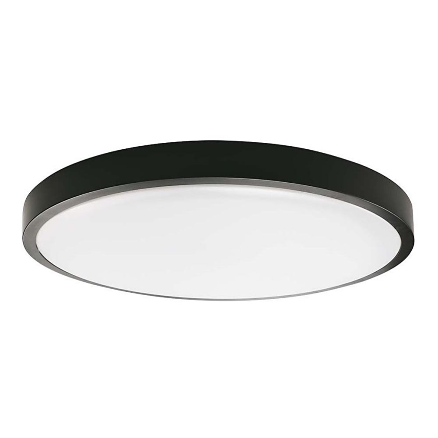 LED Zewnętrzna lampa sufitowa z czujnikiem LED/30W/230V 4000K IP44 czarna