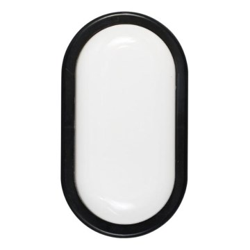 LED zewnętrzna oprawa ścienna LED/12W/230V IP54 czarna