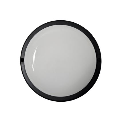 LED Zewnętrzna oprawa sufitowa LED/8W/230V 4200K śr. 14 cm IP64 czarna