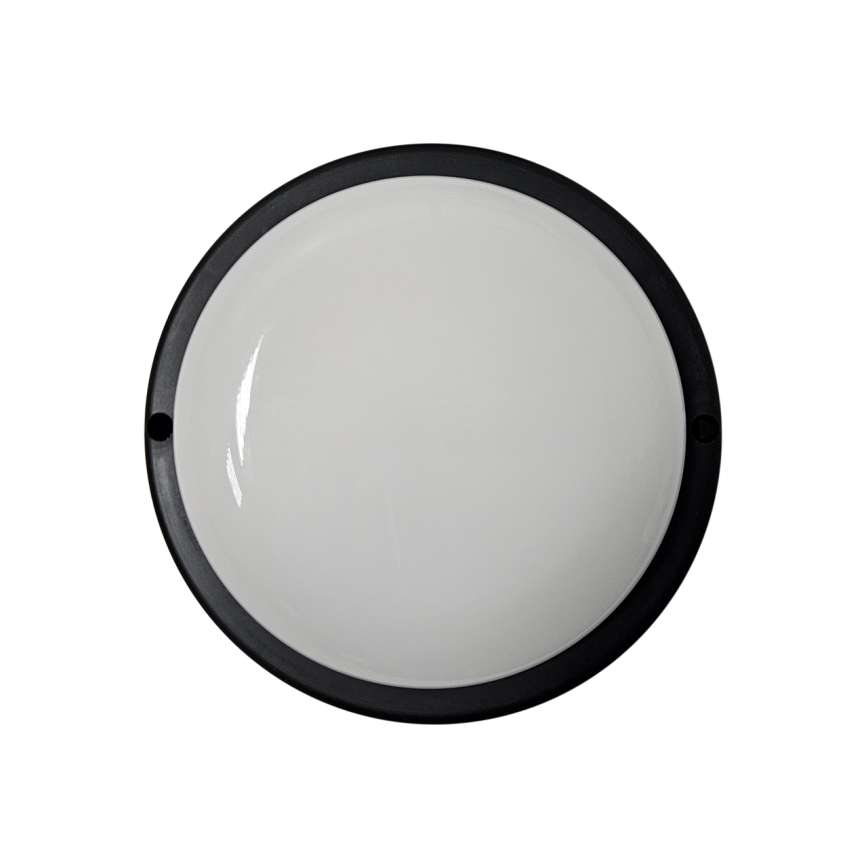 LED Zewnętrzna oprawa sufitowa LED/8W/230V 4200K śr. 14 cm IP64 czarna