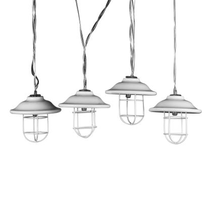 LED Zewnętrzne dekoracyjne oświetlenie LOFT 10xLED/2xAA