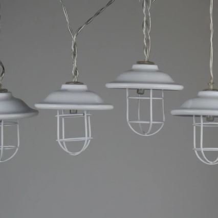 LED Zewnętrzne dekoracyjne oświetlenie LOFT 10xLED/2xAA