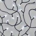 LED zewnętrzne lampki świąteczne 50xLED/5m IP44 zimna biel