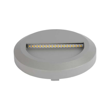 LED Zewnętrzne oświetlenie schodowe LED/2W/230V IP65 3000K szary