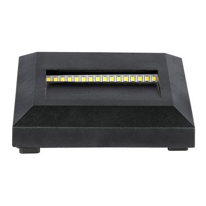 LED Zewnętrzne oświetlenie schodowe LED/2W/230V IP65 4000K czarny