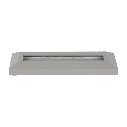 LED Zewnętrzne oświetlenie schodowe LED/3W/230V IP65 3000K szary