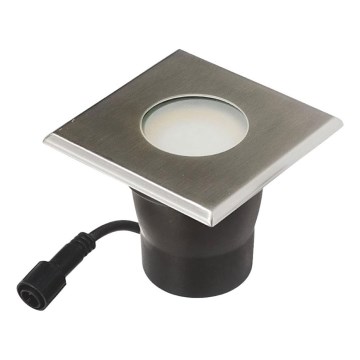 LED Zewnętrzne oświetlenie wpuszczane EASY CONNECT 1xGU10/4W/230V 3000K IP65 kanciasty