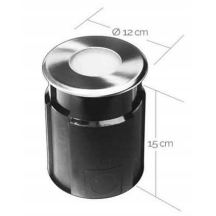 LED Zewnętrzne oświetlenie wpuszczane EASY CONNECT 1xGU10/4W/230V 3000K IP65 okrągły