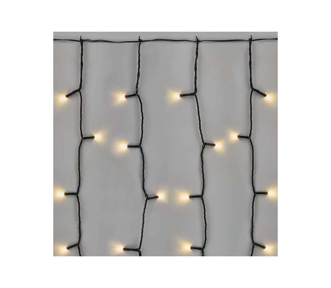 LED Zewnętrzny łańcuch bożonarodzeniowy 100xLED/1x2m IP44 ciepła biel