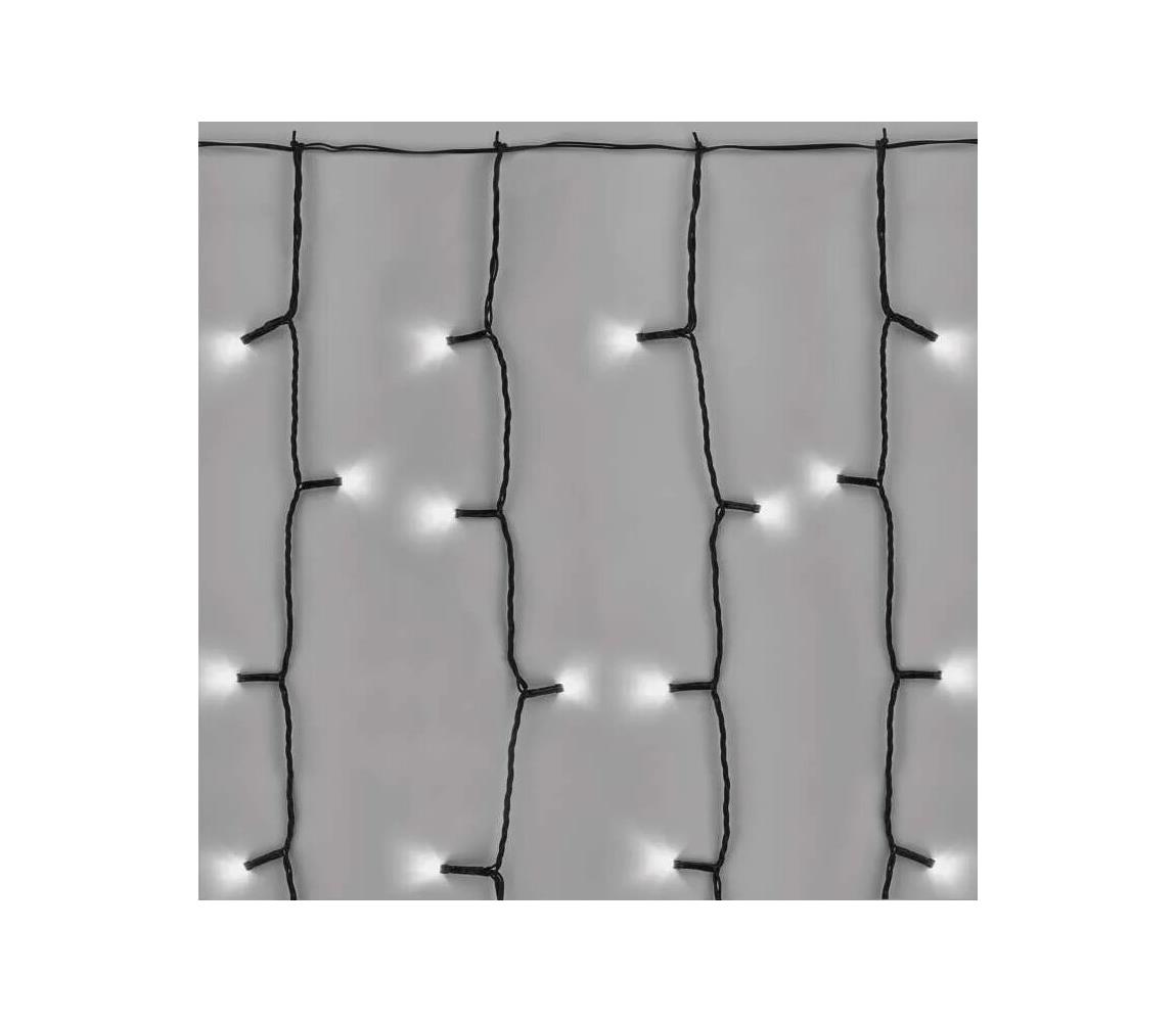 LED Zewnętrzny łańcuch bożonarodzeniowy 100xLED/1x2m IP44 zimna biel