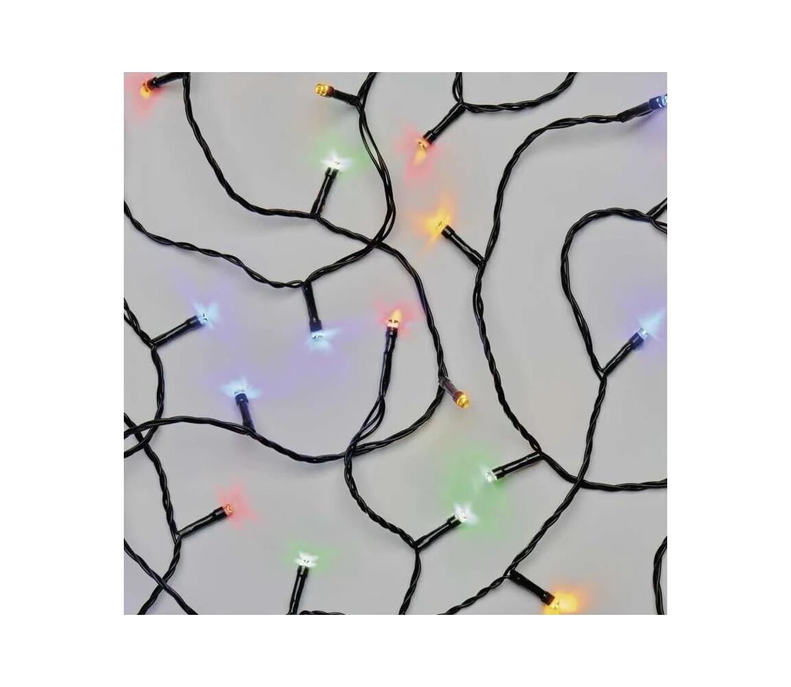 LED Zewnętrzny łańcuch bożonarodzeniowy 50xLED/5m IP44 wielobarwny