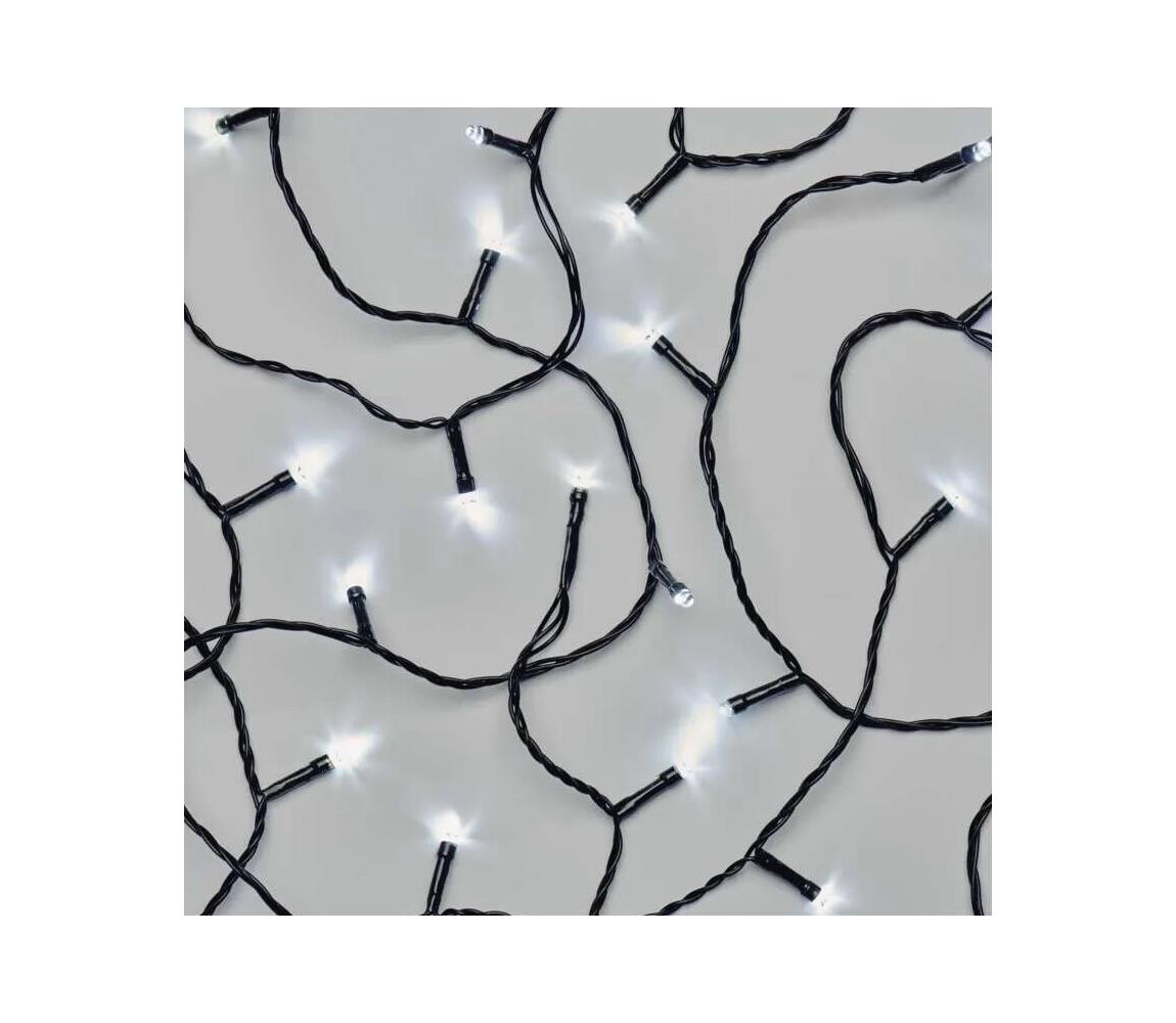 LED Zewnętrzny łańcuch bożonarodzeniowy 50xLED/5m IP44 zimna biel