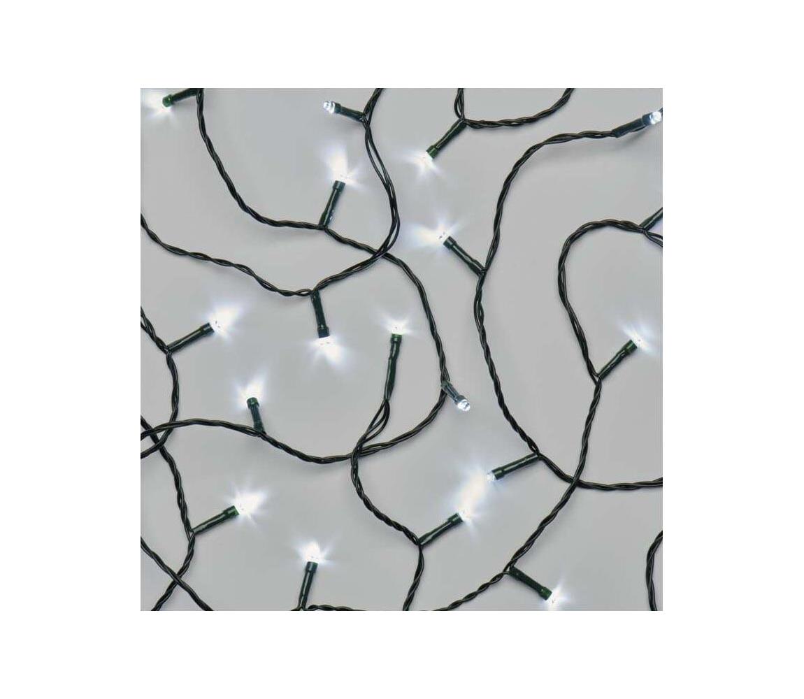 LED Zewnętrzny łańcuch bozonarodzeniowy 80xLED/13m IP44 zimna biel