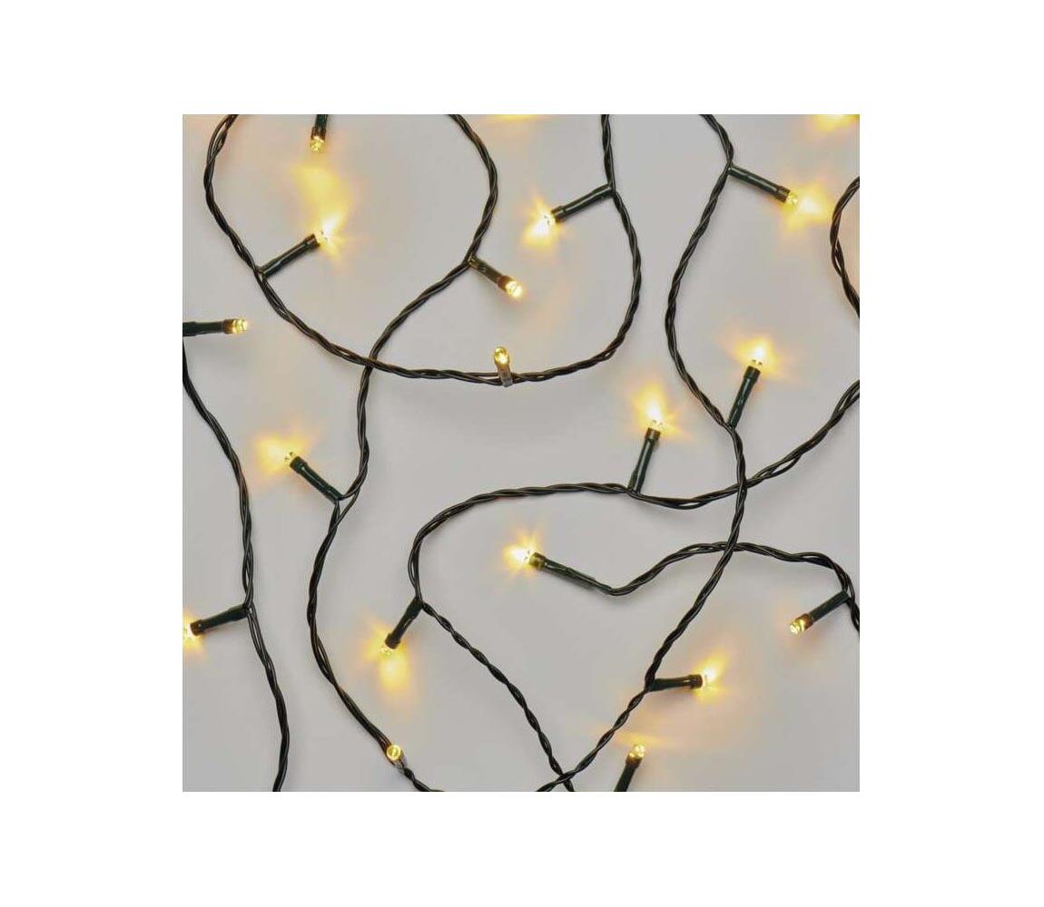 LED Zewnętrzny łańcuch bożonarodzeniowy 80xLED/6,1m IP44 ciepła biel