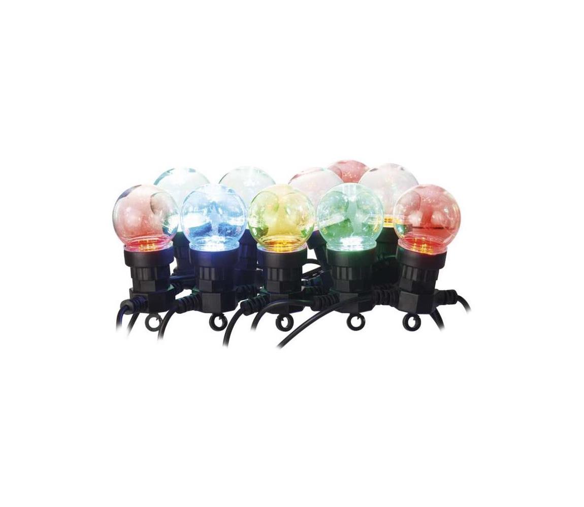 LED Zewnętrzny łańcuch dekoracyjny 50xLED/10m IP44 przezroczysty