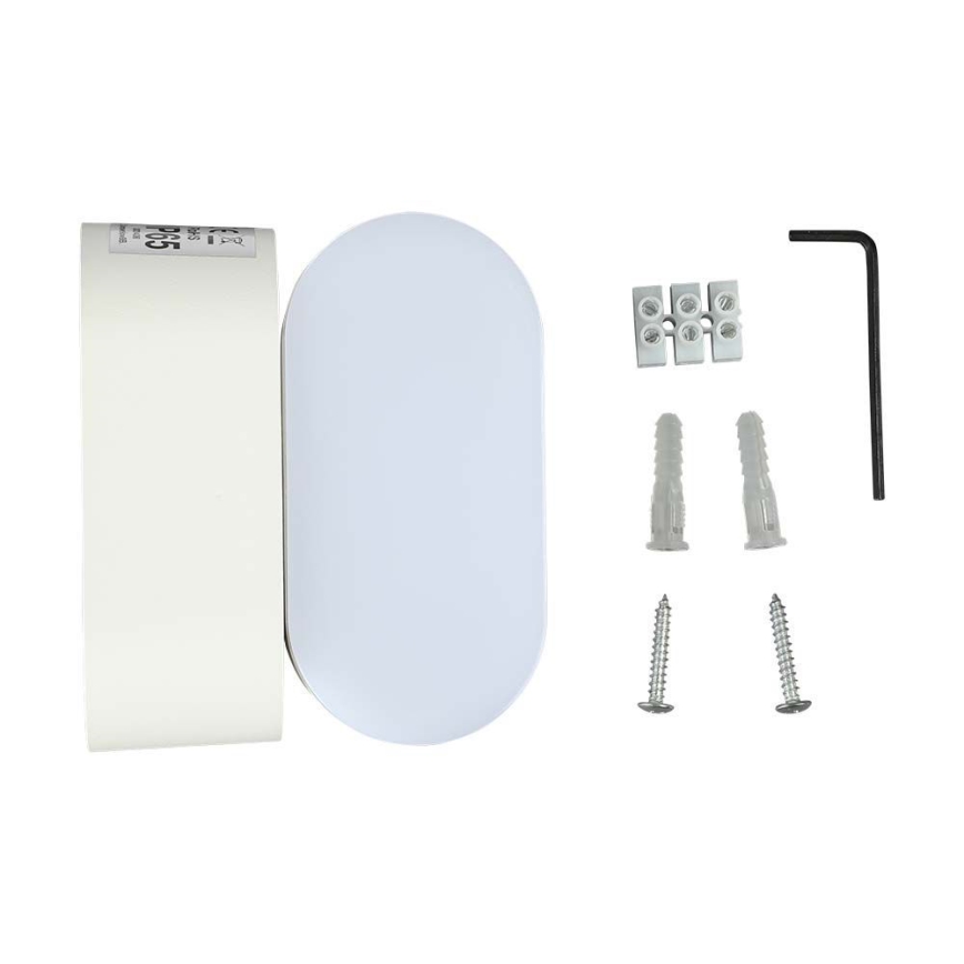 LED Zewnętrzny elastyczny kinkiet LED/5W/230V 3000K IP65 biały