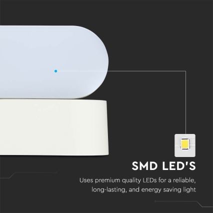LED Zewnętrzny elastyczny kinkiet LED/5W/230V 4000K IP65 biały