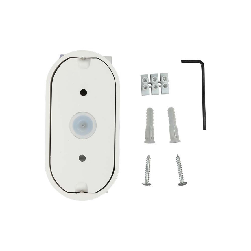 LED Zewnętrzny elastyczny kinkiet LED/5W/230V 4000K IP65 biały
