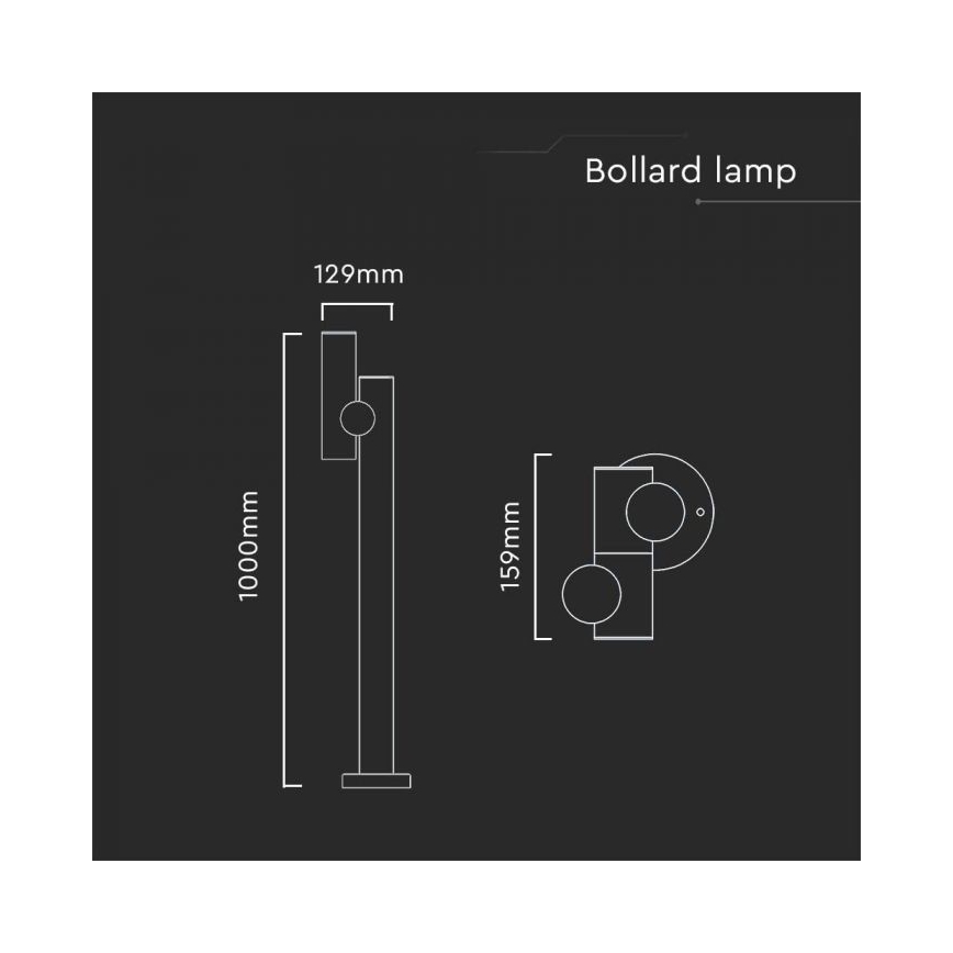 LED zewnętrzny flexible lampa LED/4W/230V 4000K IP44 100 cm biała +