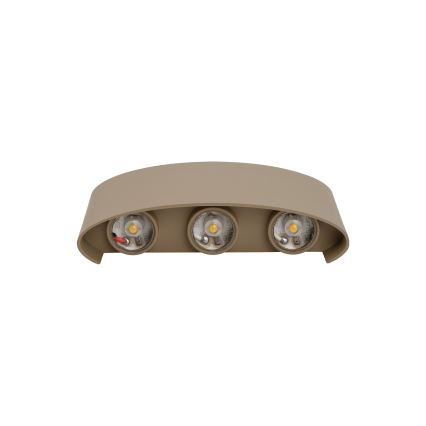 LED Zewnętrzny kinkiet ARROW LED/6W/230V IP54 beżowy