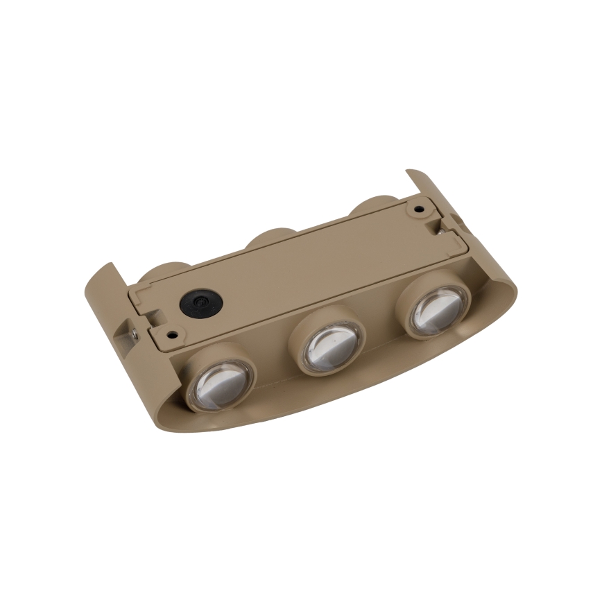 LED Zewnętrzny kinkiet ARROW LED/6W/230V IP54 beżowy
