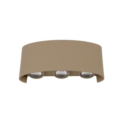 LED Zewnętrzny kinkiet ARROW LED/6W/230V IP54 beżowy