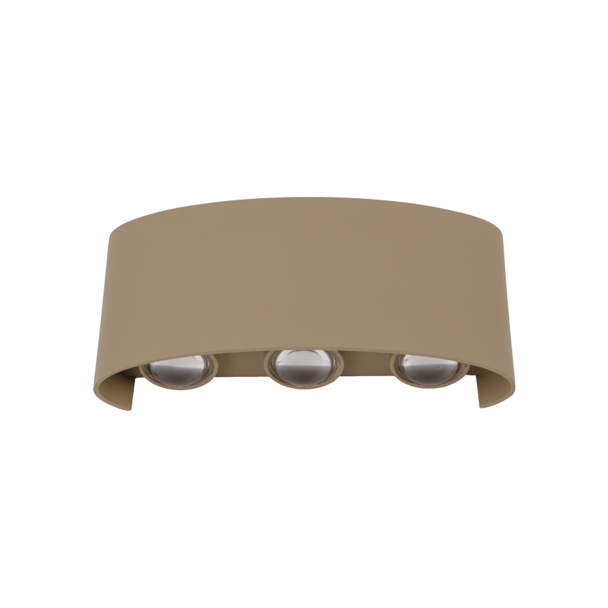 LED Zewnętrzny kinkiet ARROW LED/6W/230V IP54 beżowy