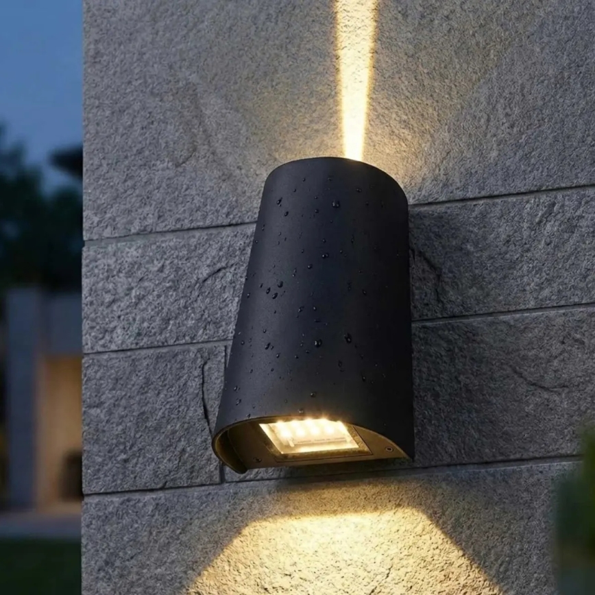 LED zewnętrzny kinkiet LED/11W/230V IP65 czarny