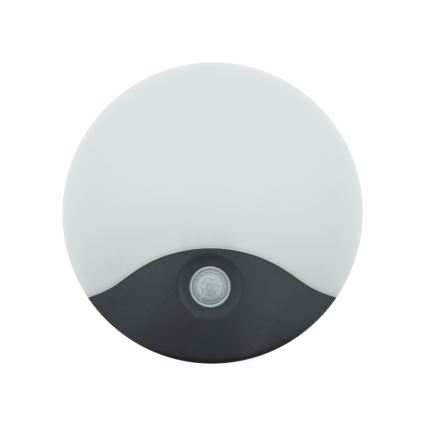 LED Zewnętrzny kinkiet z czujnikiem ruchu LED/18W/230V IP44 antracyt