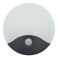 LED Zewnętrzny kinkiet z czujnikiem ruchu LED/18W/230V IP44 biały