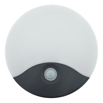LED Zewnętrzny kinkiet z czujnikiem ruchu LED/18W/230V IP44 biały