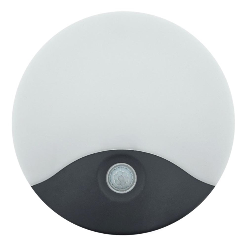 LED Zewnętrzny kinkiet z czujnikiem ruchu LED/18W/230V IP44 biały