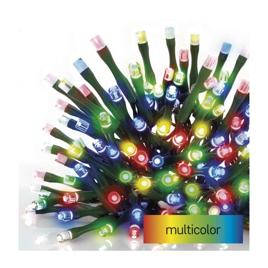 LED Zewnętrzny łańcuch bożonarodzeniowy 120xLED/17m IP44 różne kolory