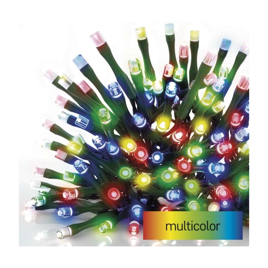 LED Zewnętrzny łańcuch bożonarodzeniowy 120xLED/8 trybów17m IP44 różne kolory
