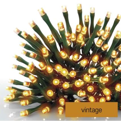 LED Zewnętrzny łańcuch bożonarodzeniowy 180xLED/23m IP44 vintage