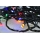 LED Zewnętrzny łańcuch bożonarodzeniowy 200xLED/8 funkcji IP44 25m wielobarwny