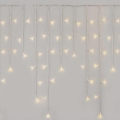 LED Zewnętrzny łańcuch bożonarodzeniowy 300xLED/8 modes 10m IP44 ciepła biel + pilot
