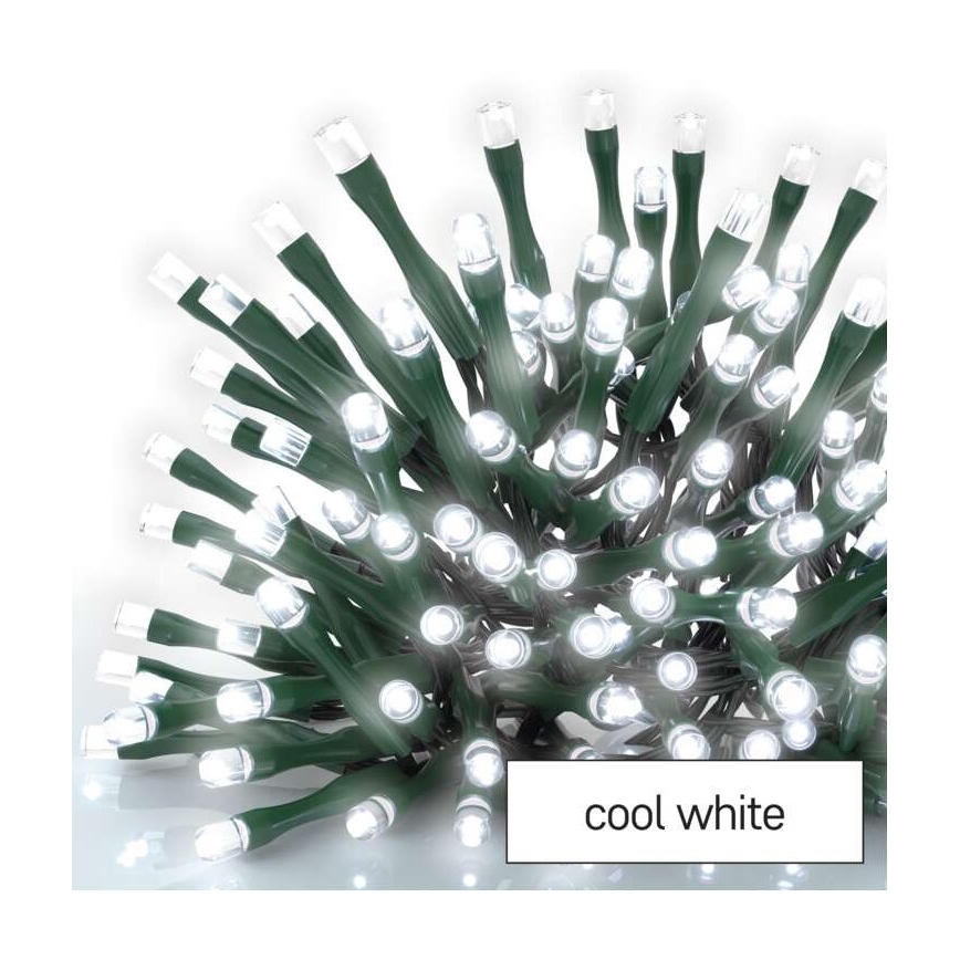 LED Zewnętrzny łańcuch bożonarodzeniowy 500xLED/55m IP44 zimna biel