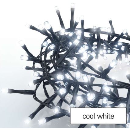 LED Zewnętrzny łańcuch bożonarodzeniowy 600xLED/17m IP44 zimna biel