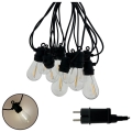 LED Zewnętrzny łańcuch dekoracyjny 10xLED/0,36W/230V 8 m IP44 czarny