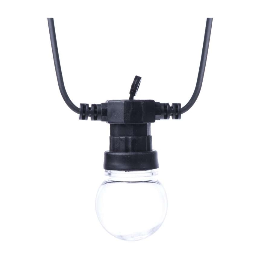 LED Zewnętrzny łańcuch dekoracyjny 50xLED/10m IP44 przezroczysty