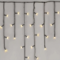 LED zewnętrzny łańcuch świąteczny 100xLED/2,5x0,9m IP44 ciepła biała