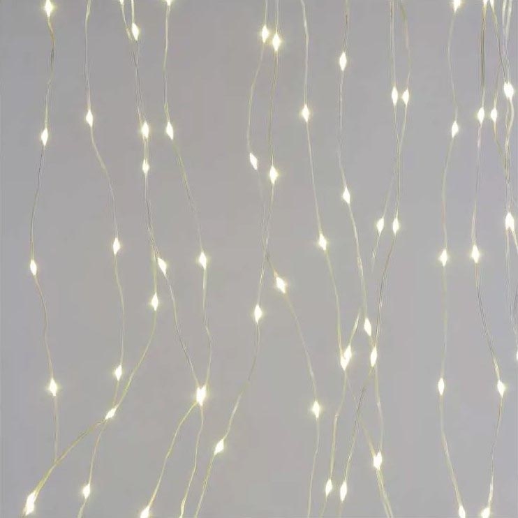 LED Zewnętrzny łańcuch świąteczny 180xLED/8 funkcji 6,7 m IP44 ciepła biel