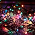 LED zewnętrzny łańcuch świąteczny 500xLED/230V 8 funkcji 53 m IP44 wielokolorowy
