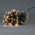 LED Zewnętrzny łańcuch świąteczny 96xLED/7 funkcji/3xAA 7,7m IP44 ciepła biała