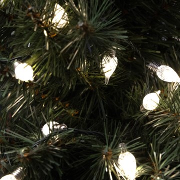 LED Zewnętrzny łańcuch świąteczny LINE 200 diod LED 12,75 m IP44 ciepła biel