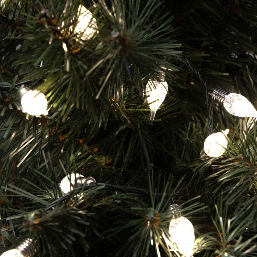 LED Zewnętrzny łańcuch świąteczny LINE 200 diod LED 12,75 m IP44 ciepła biel