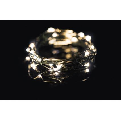 LED Zewnętrzny łańcuch świąteczny NANO 40xLED/2,4W/230V IP44 4 m