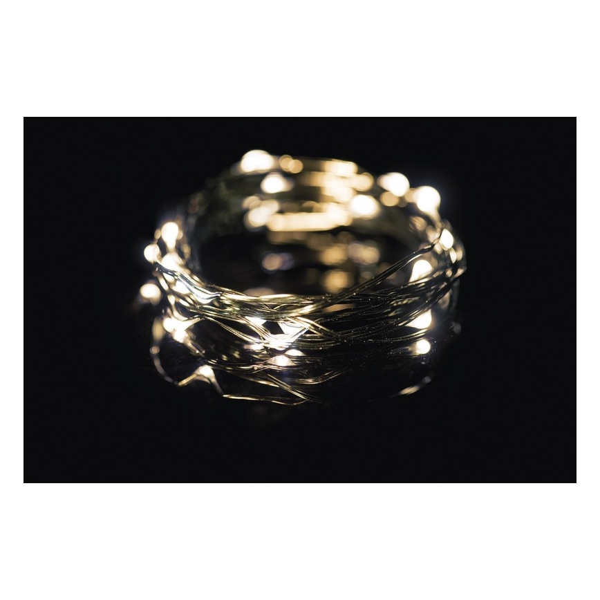 LED Zewnętrzny łańcuch świąteczny NANO 40xLED/2,4W/230V IP44 4 m