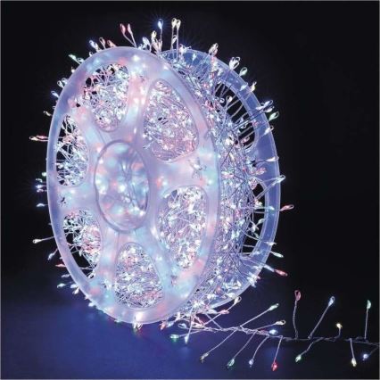 LED Zewnętrzny łańcuch świetlny 960xLED/8 funkcji 9,6m IP44 wielokolorowy